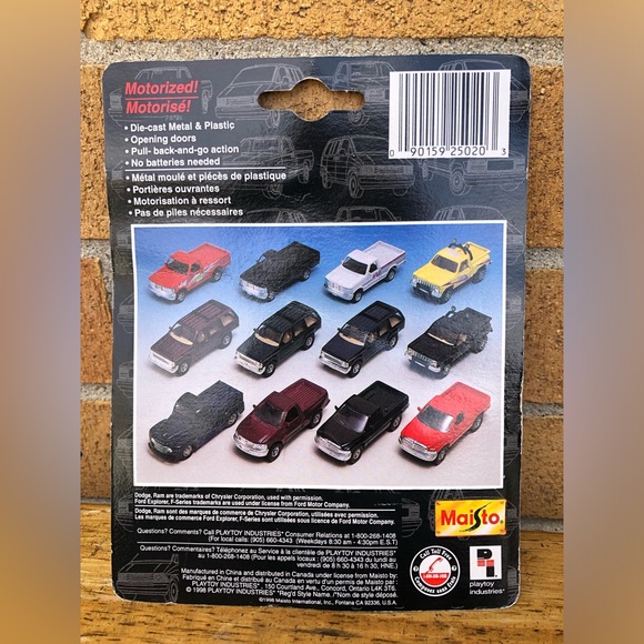 Maisto Vintage Ford Blue Pickup truck 1950s Die cast motorized toy car 1998 💙 - Picture 4 of 11